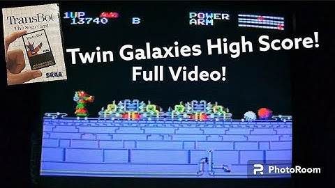 Transbot Sega Master System Hi Score Challenge/Twin Galaxies Full Video Upload!