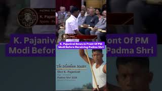 Modi Gets The “Dandavat Pranaam” From Padma Shri Awardee #modi #padmaawards2026 #padmashri