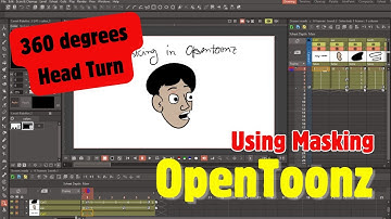 360 Degrees Head Turn in OpenToonz: Character animation tutorial