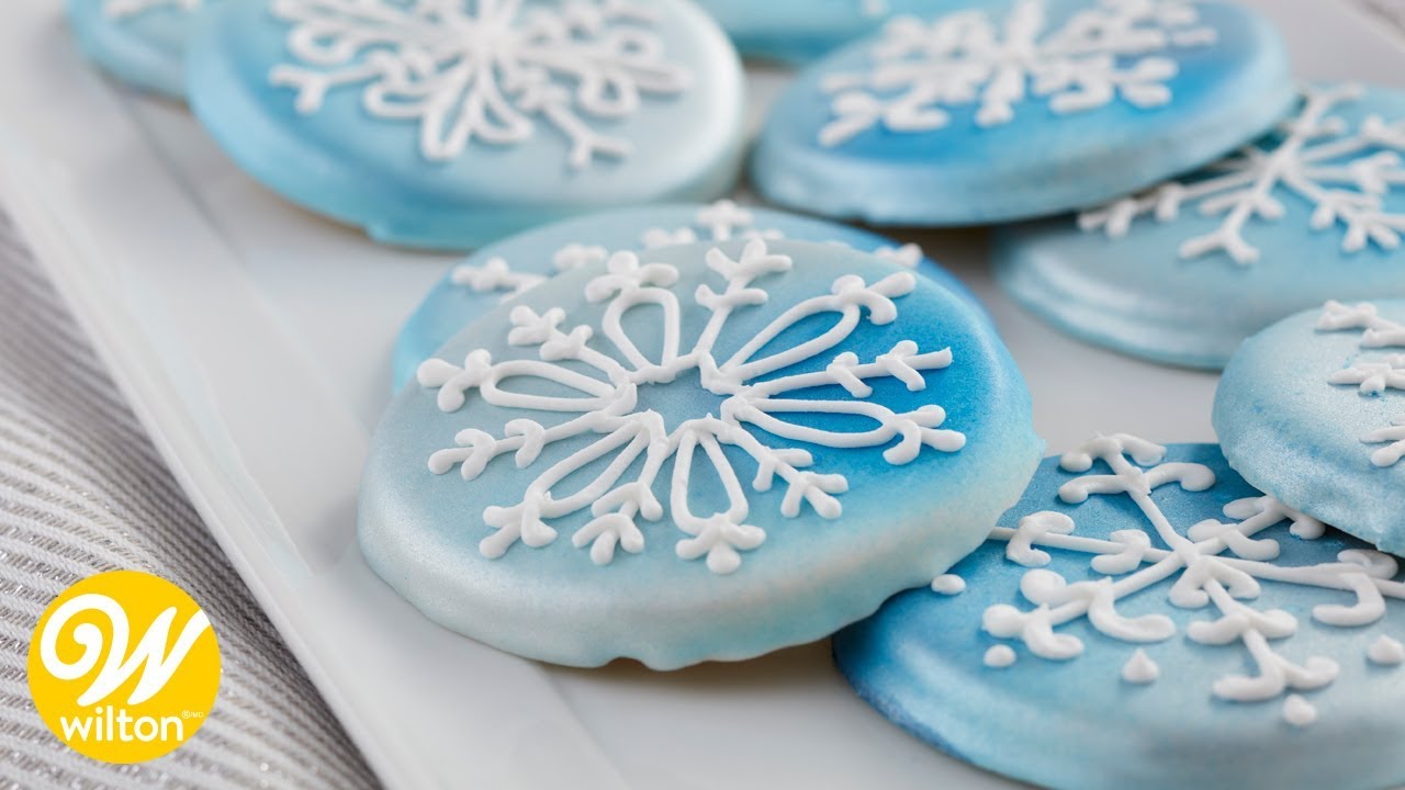 Sprinkle Snowflake Cookies - Wilton
