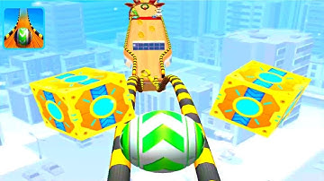 Sky Rolling Ball 3D ! All Levels Gameplay (10-19) android,ios
