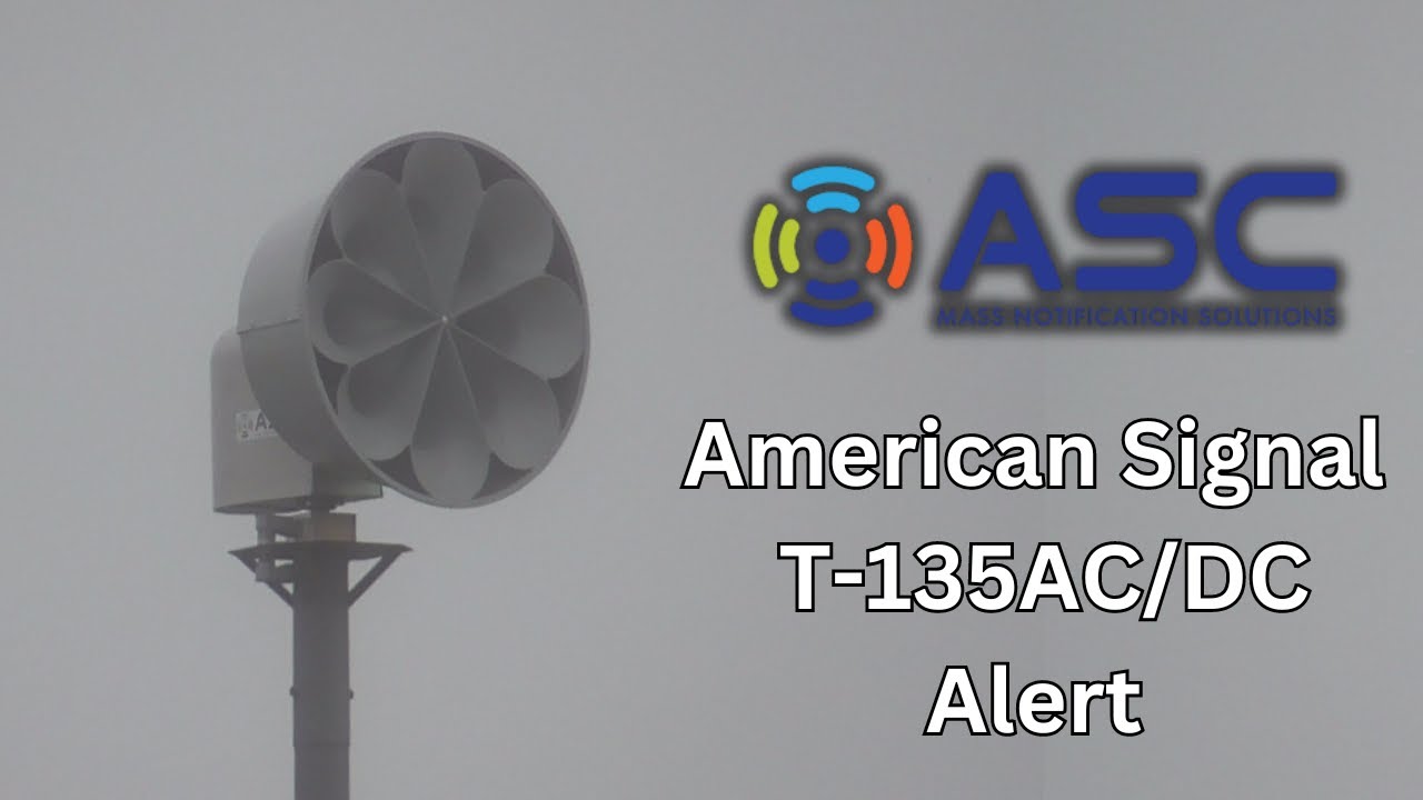 ASC T-135AC/DC, Schaumburg, IL, Alert - YouTube