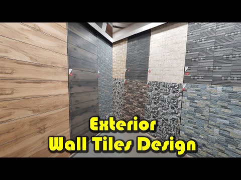 Modern Home Exterior Wall Tiles Design | Exterior Stone Wall Cladding Tiles | वॉल