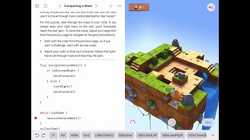 Conquering A Maze - Swift Playgrounds