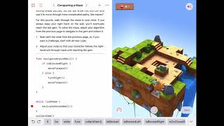Conquering A Maze - Swift Playgrounds