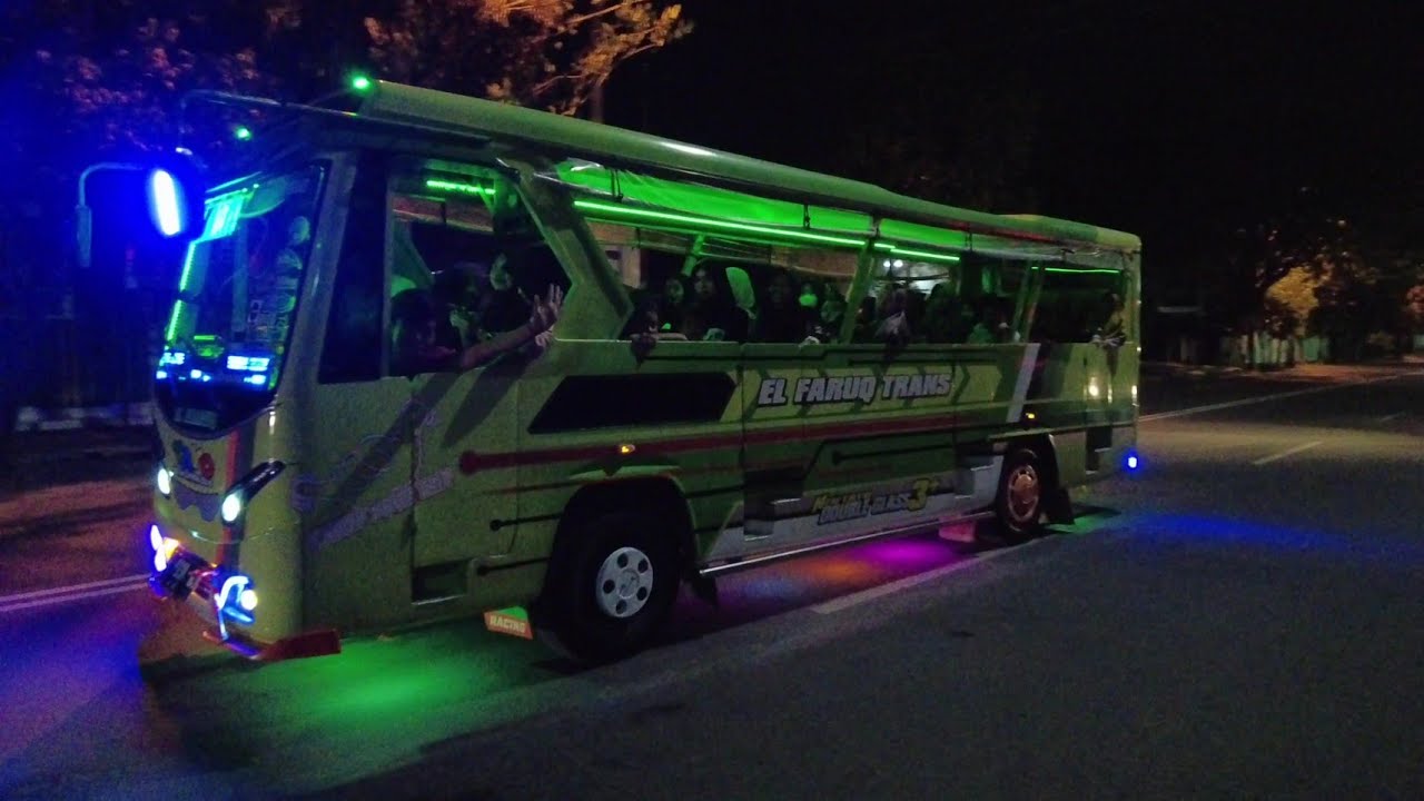 Nguber Odong Odong Bus Tayo Mengular Telolet Basuri Pawang Ular🐍