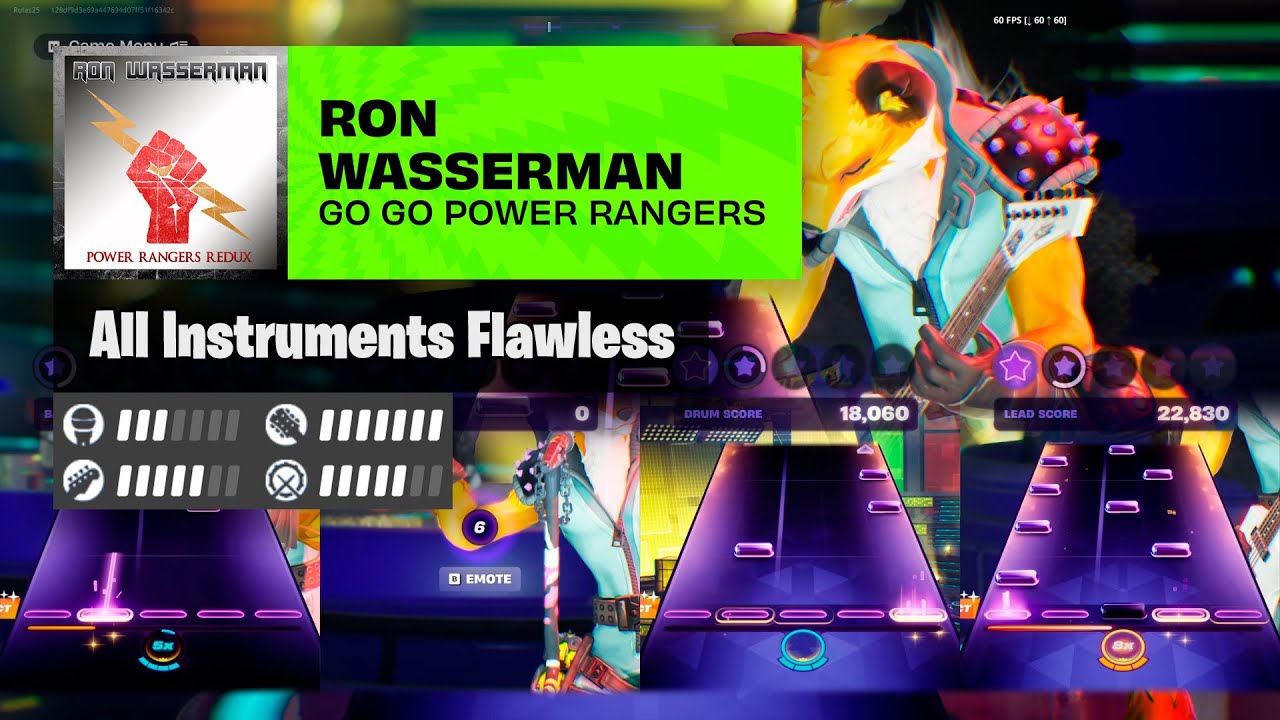 "Go Go Power Rangers" - Ron Wasserman | Expert All Instruments Flawless | Fortnite Festival "Go Go Power Rangers" - Ron Wasserman | Expert All Instruments Flawless | Fortnite Festival