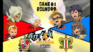 Inazuma League | G01/ R09 | Knight's of Queen VS Orpheus | Inazuma Eleven Go Strikers 2013