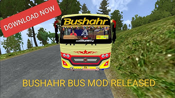 Download Now ||HP Private Bus Mod || BUSHAHR Bus Mod #bussid