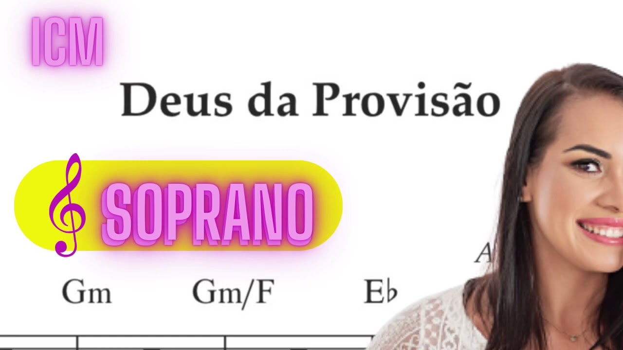 Deus da Provisão - Soprano Cantado (Louvor Novo) #icm