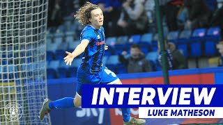 Luke Matheson's First Interview Back At Rochdale