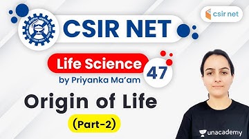05:00 PM - CSIR UGC NET 2020 | Life Science by Priyanka Ma