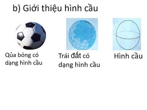 Toán 5: Bài 79: Giới thiệu hình trụ Giới thiệu hình cầu
