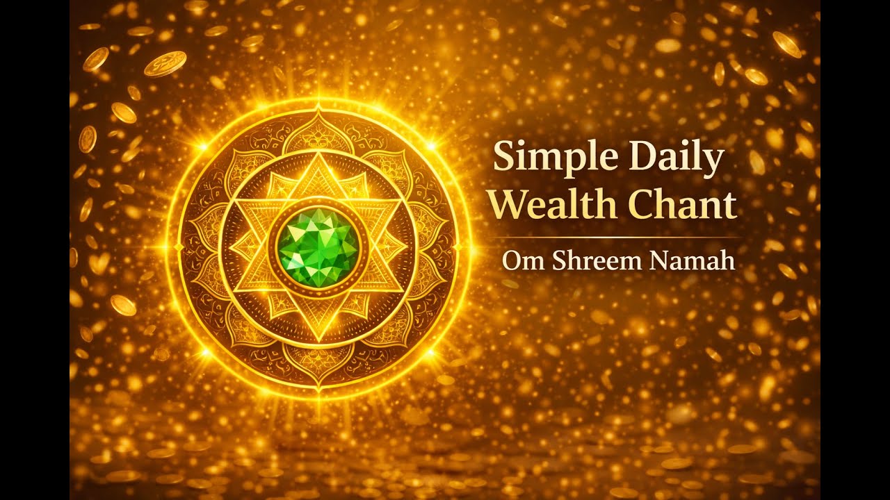 Simple Daily Wealth Chant | Om Shreem Namah for Money, Abundance & Peace (432Hz) Calm Flow Music