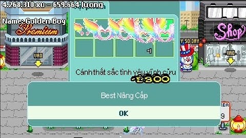 Nâng cấp cánh Thất Sắc Tình Yêu Vĩnh Cửu | Avatar 2D