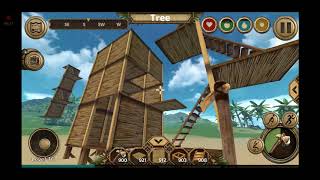 Survival Island: Evolve Pro | How to Build Floating Houses/Structures, Climbing Tower & Sea Bridges screenshot 5