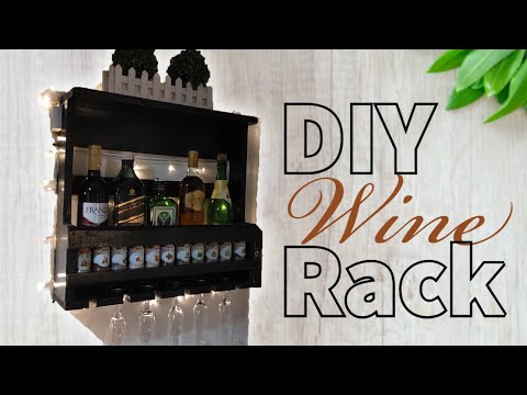 PAANO GUMAWA NG WINE RACK