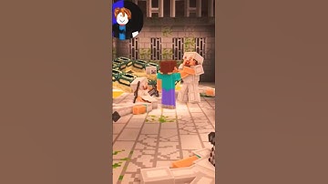 Minecraft but Herobrine Guards the End Portal #shorts #minecraft