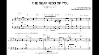 Video thumbnail of "Fred Hersch - The Nearness Of You (Solo Piano) - Transcription"