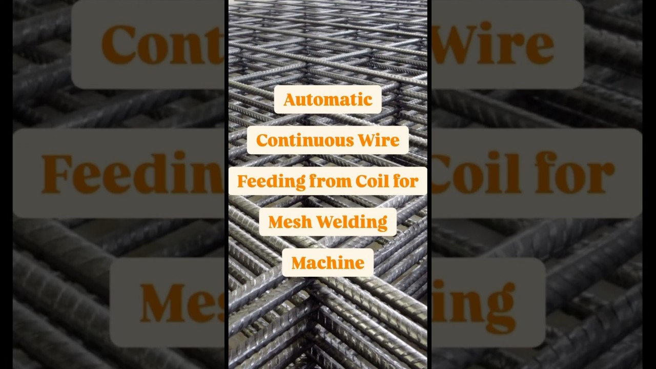 Wire Mesh Welding Machine | Automatic Continuous Wire Feeding for Coil