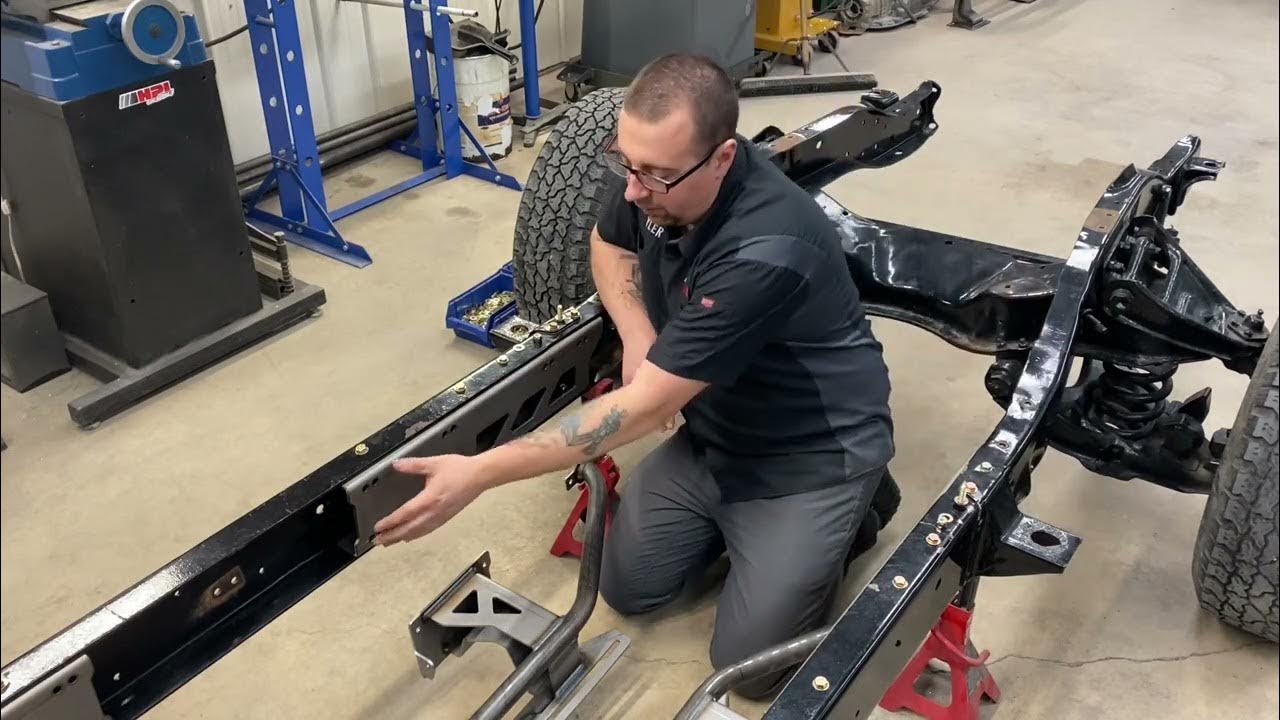 HPI 6372 C10 Long Box Frame Reinforcement Kit Install Part 770821 YouTube