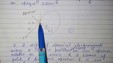 Kirchhoff integerl theorm.fresnel Kirchhoff integerl formula