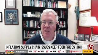 Inflation, supply chain issues keep food prices high