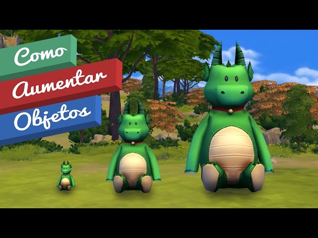 Como diminuir ou aumentar objetos no The Sims 4