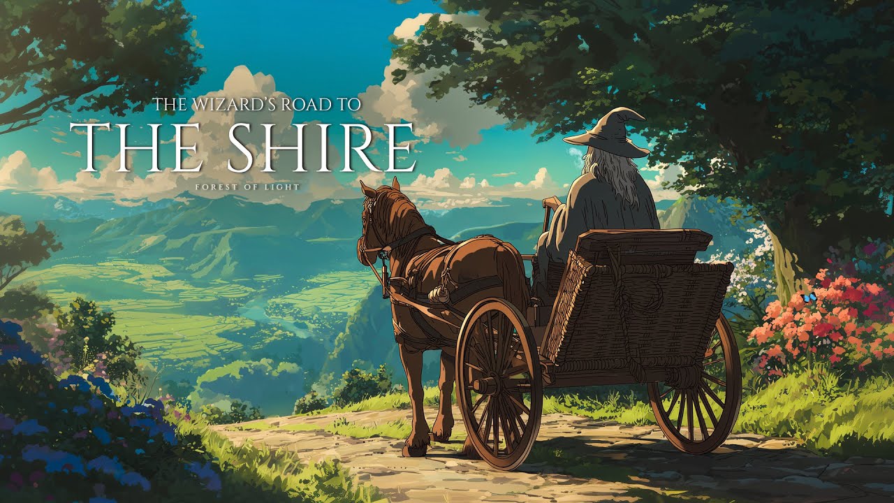 Soft Medieval Music For Relaxation & Journey | The Wizard’s Road To The Shire