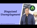 Disguised Unemployment in Hindi