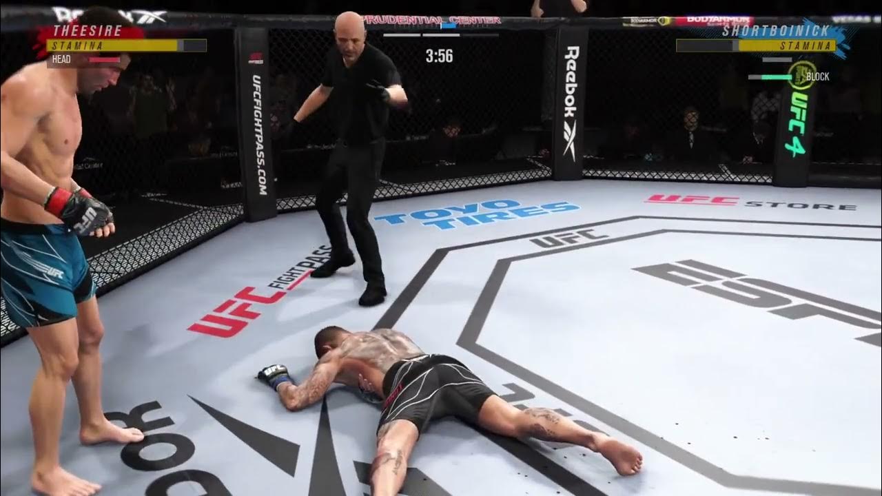 NASTY DUCKING ROUNDHOUSE KICK! UFC 4 YouTube
