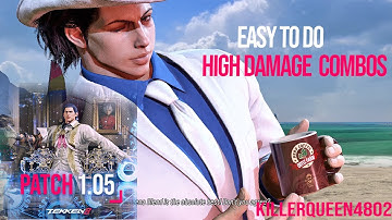 NEW Claudio Easy & High Damage Staple Combos  #tekken8 #claudioserafino #killerQueenTk