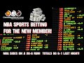 Sports Betting Tutorial using NBA Betting Models for the new members!