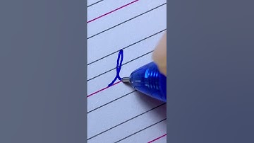 How to write be in cursive writing | Cursive handwriting practice 2023