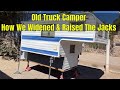 RAISING &amp; WIDENING the Manual Jacks On A Truck Camper