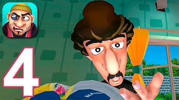 Scary Robber Home Clash - Gameplay Walkthrough Part 4 - A welcome Bite