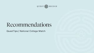 QuestTips: Recommendations