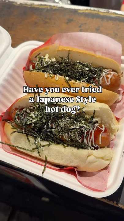 A Japanese Style Hot Dog?! 🌭
