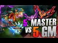 5 master contre 5 grandmaster  le niveau est violent avec tikychappeyjeymsleyer