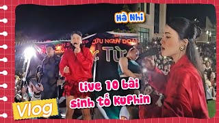FULL - Hà Nhi live 10 bài ở quán sinh tố KuPhin của Jes Si Cà Dương Lâm