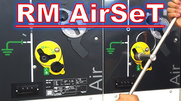 Schneider Electric RM AirSeT Ring Main Unit : Opening, Grounding, Ungrounding & Closing