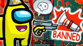 I got BANNED on AMONG US (Funny Moments)