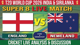 ENG vs NZ LIVE 🔴 | Ball by Ball Score | T20 WC 2026 screenshot 4