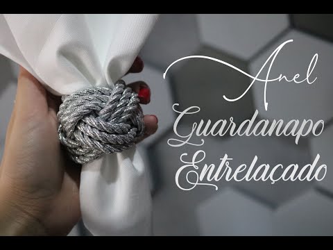 Vídeo: Anel De Guardanapo Suculento