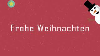 Frohe Weihnachten 2D Animation Dertimble