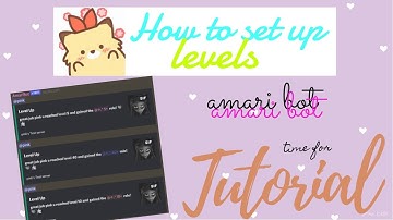 ︶꒦꒷♡꒷꒦︶ How to set up levels with amaribot | pinky | tutorial 🖤⛓