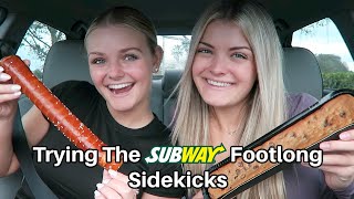 Trying The New Footlong Subway Sidekicks