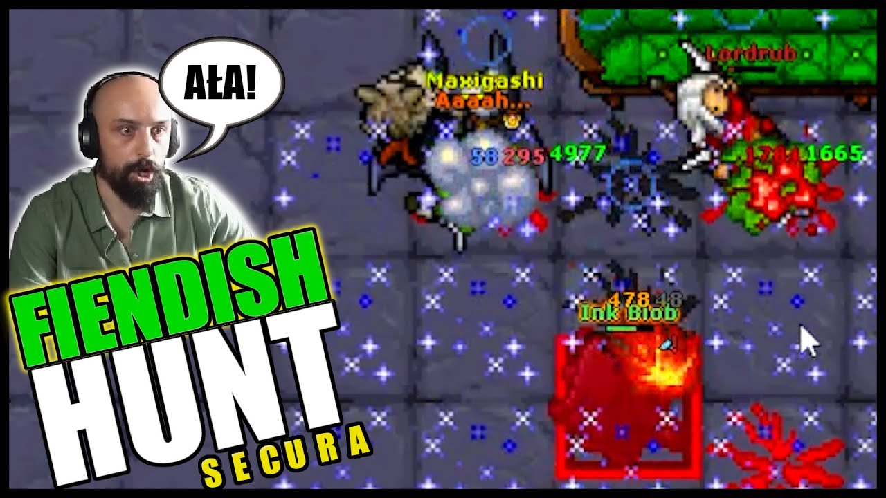 Ink blob... To dopiero misja | Tibia - Fiendish Hunt 6 - YouTube