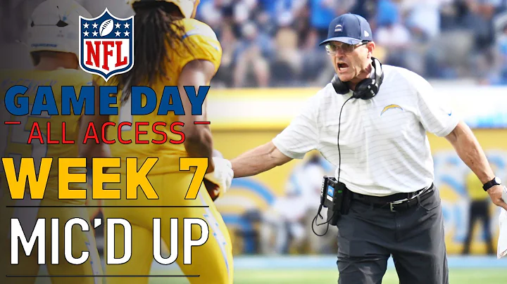 NFL Week 7 Mic'd Up! "Take a sip of your sippy cup" | Game Day All Access