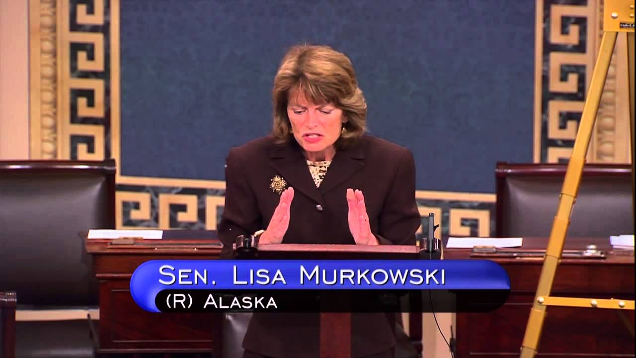 natural numbers Sen. Murkowski speaks on the Senate floor about DOI's rejection of a road in King Cove, Alaska.